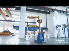 0.2t-0.5t Free Standing Articulating Jib Crane With Intelligent Lifting Device