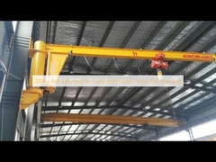 500kg Wall Mounted Jib Crane With Electric Hoist Free Standing