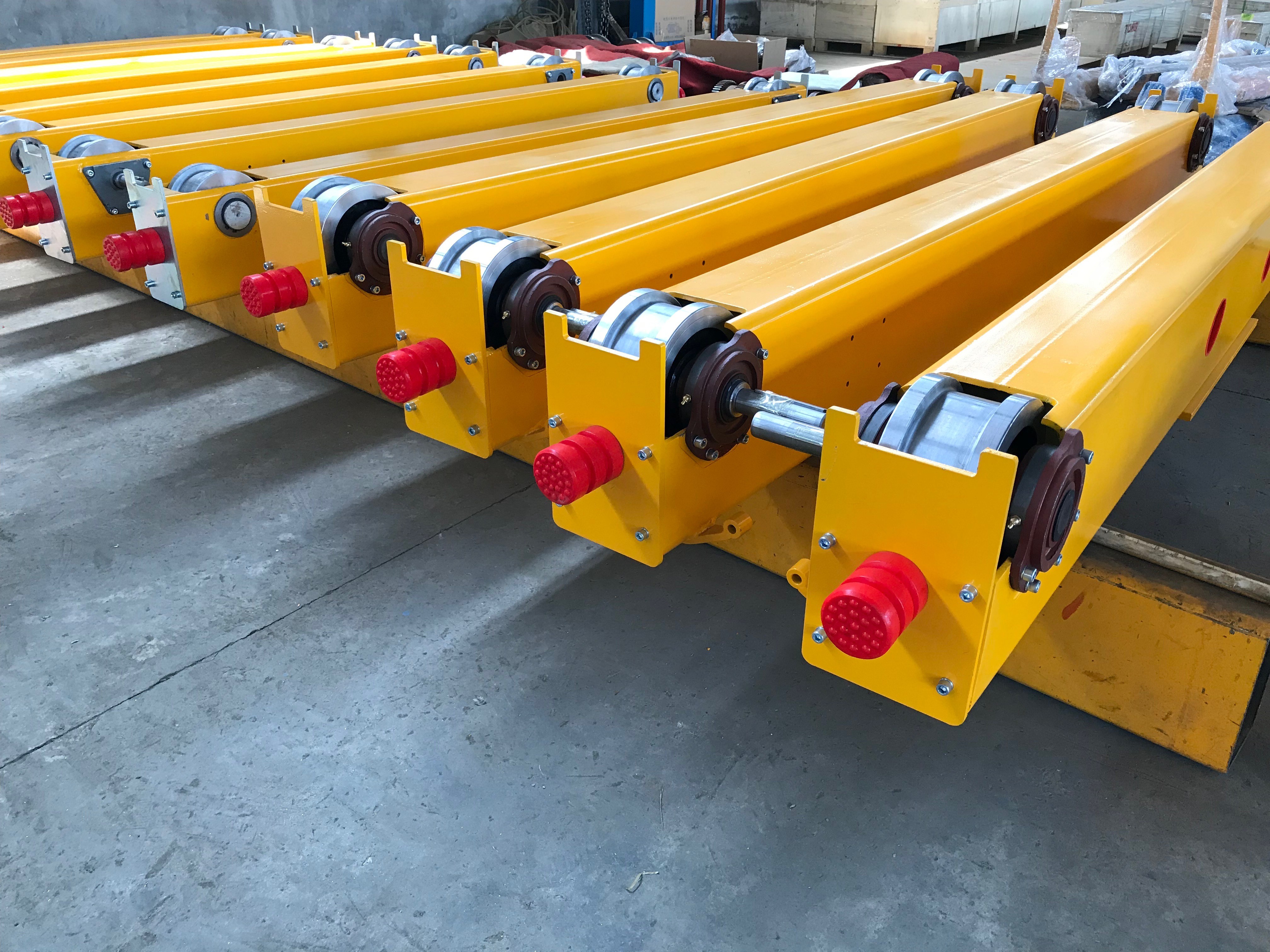 European style single girder overhead crane end carriage applies to 12 ...