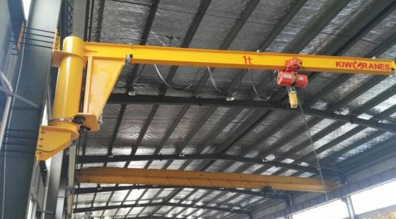 125g Wall Mounted Jib Crane With Electric Hoist Free Standing Low clearance