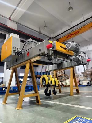 Remote Control Wire Rope Factory Radio Remote Control Double Girder Electric Wire Rope Hoist 10 Ton