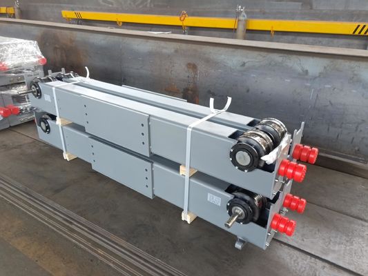 European Style Double Girder Overhead Crane End Carriage 63Ton Workshop