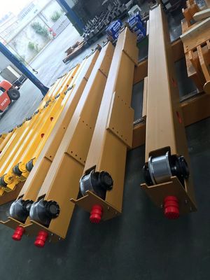 32 Ton Double Girder End Carriage Suitable For Bridge Crane