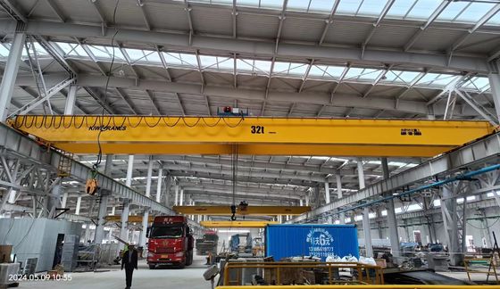 Electric Double Girder Overhead Traveling Crane 20 Ton 6m-30m Lifting
