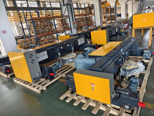 20 Ton Radio Remote Control Double Girder Hoist Electric Wire Rope Lifter
