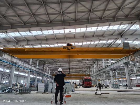 32 Ton Span 25m Electric Double Girder Overhead Crane