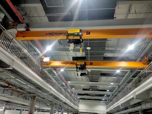 Material Handling Electric Suspension Crane Span 9m 5 Ton Overhead Crane