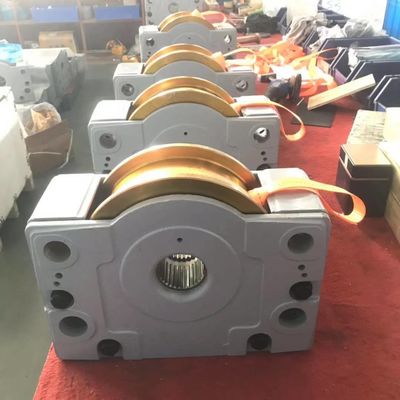 DRS250 Wheel Block With Drive Motor For Cranes Gantry Systems Rail Traveling Transfer