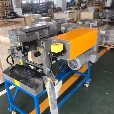 Single Girder Wire Rope Hoist with Motors and Precision Gearboxes for Smooth and Low Noise Operation