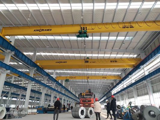 Single Girder Bridge Crane Easy Operation And 8 Ton for Workshop