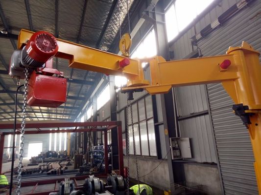 Free Standing Articulating Jib Crane With Intelligent Workshop use 500kg