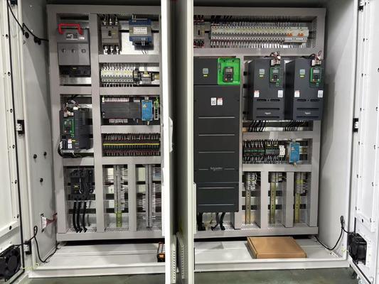 Inverter Control Panel Including Circuit Breaker Contactor and Transformer for Power Distribution